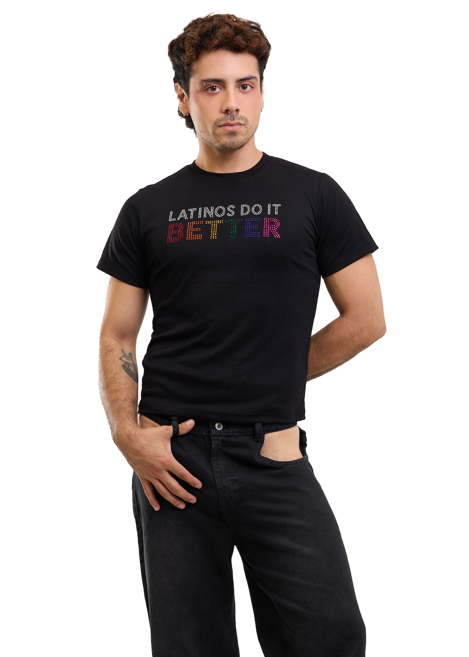 Latinos Do It Better Pride Baby Tee