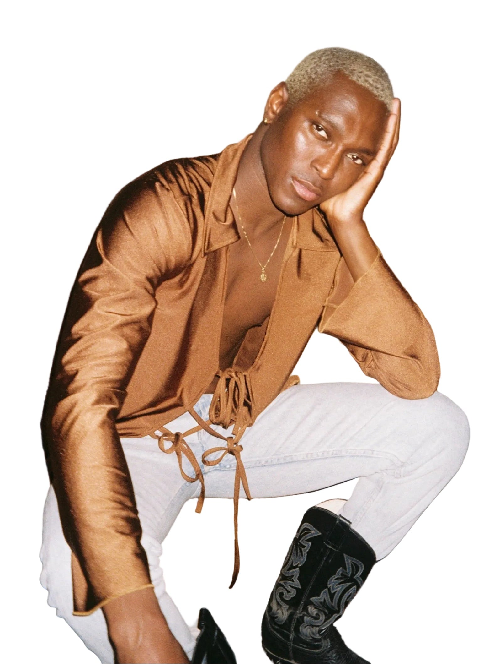 Cowboy Spell Shirt Brown
